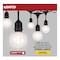 Satco 24-Foot LED String Light Fixture with 12-G25 Lamps, 2000K, 120 Volts S8034 - alternate 2